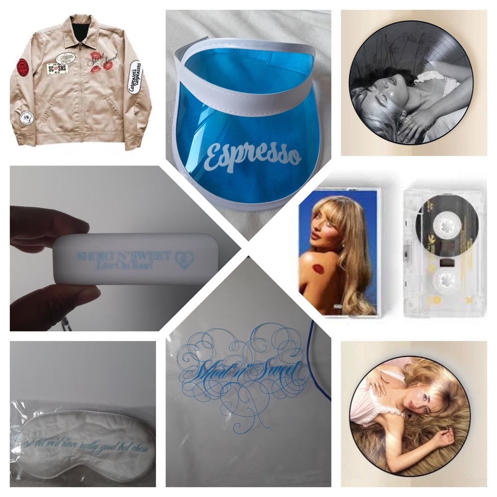 Sabrina Carpenter Short N Sweet VIP Merch + Vinyl